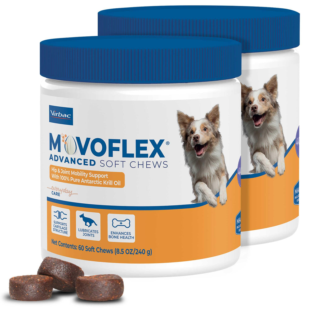 Movoflex gomitas blandas para articulaciones, soporte diario de movilidad para perros.