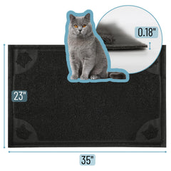 Superficie suave de Mr. Pen Litter Mat para caminar cómodo del gato.