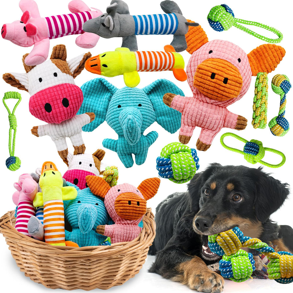 Juguete para cachorro parlante de peluche Mruq pet para estimular juego y curiosidad