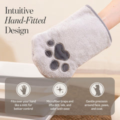 Muddi Mitt para limpieza de patas y uñas con suavidad