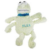 Multipet juguete de peluche para perro con pulga de 12 pulgadas, textura suave.