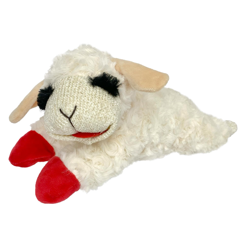 Multipet Lamb Chop, peluche suave para acurrucarse en perros pequeños