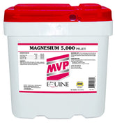 MVP Magnesium 5000, botella frontal, apoyo para la calma del caballo.