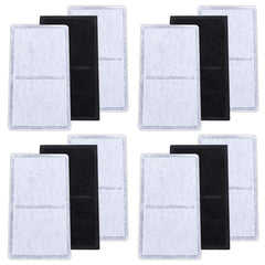 MyfatBOSS 12 piezas de filtros de carbón para Drinkwell mantienen el agua fresca.