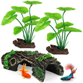 MyLifeUNIT tronco hueco de acuario, refugio natural para bettas