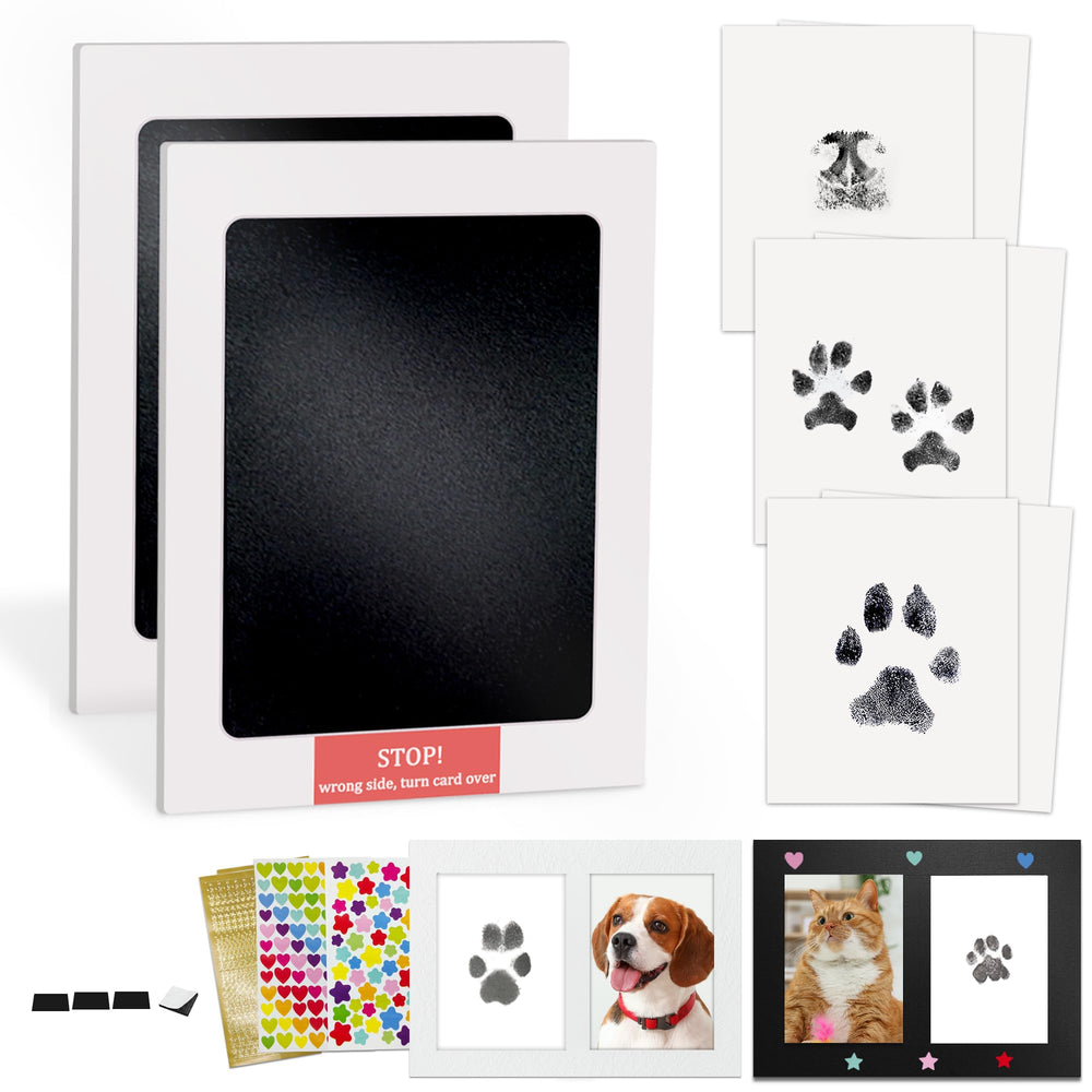 MYPAWLETS huellas sin tinta para perros y gatos, recuerdo limpio y preciso