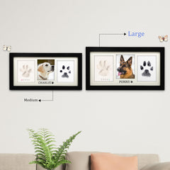 MYPAWLETS marco memorial de madera negro listo para exhibirse