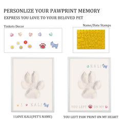 MYPAWLETS timbre con nombre y fecha, personaliza tu marco con datos significativos