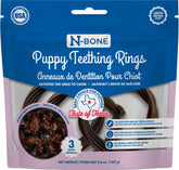 N-Bone anillos de dentición sabor Texas Burnt Ends, alivio suave para encías durante el juego
