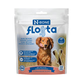 N-Bone Flossta Paquete 12 onzas para cuidado dental diario de perros.