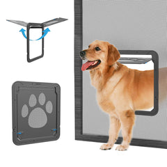 NAMSAN puerta para perro mosquitera 12x14 facilita entrada y salida