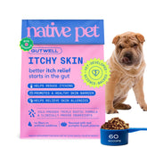Native Pet GutWell: piel con comezón, granulado que apoya hidratación