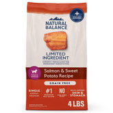 Natural Balance alimento para perros pequeños con salmón y patata dulce, bolsa de 4 lb.