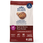 Natural Balance alimento seco para perros pequeños, empaque frontal práctico para viajes