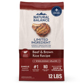 Natural Balance bolsa de comida seca con ingredientes limitados para perros adultos, 12 lb, digestión suave.