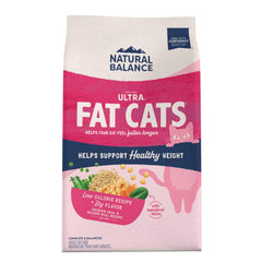 Natural Balance Fat Cats, bolsa de 15 libras ideal para control de peso.