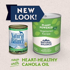 Natural Balance: lata con papas y guisantes, nutrientes balanceados para el sistema inmunitario.