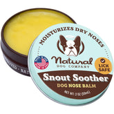 Natural Dog Company bálsamo hocico aplicado en invierno