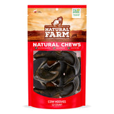 Natural Farm Cascos de vaca para perros, 12 unidades, ideal para entrenamiento