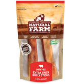 Natural Farm palitos masticables de gran tamaño sin olor, 6 pulgadas para perros.