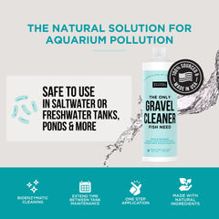 Natural Rapport indicación de dosificador, 5 mililitros por cada 10 galones para acuario.