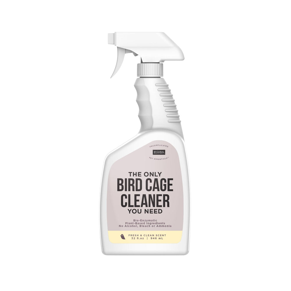 Natural Rapport limpiador-jaula-pájaro 32oz, limpieza profunda y segura.