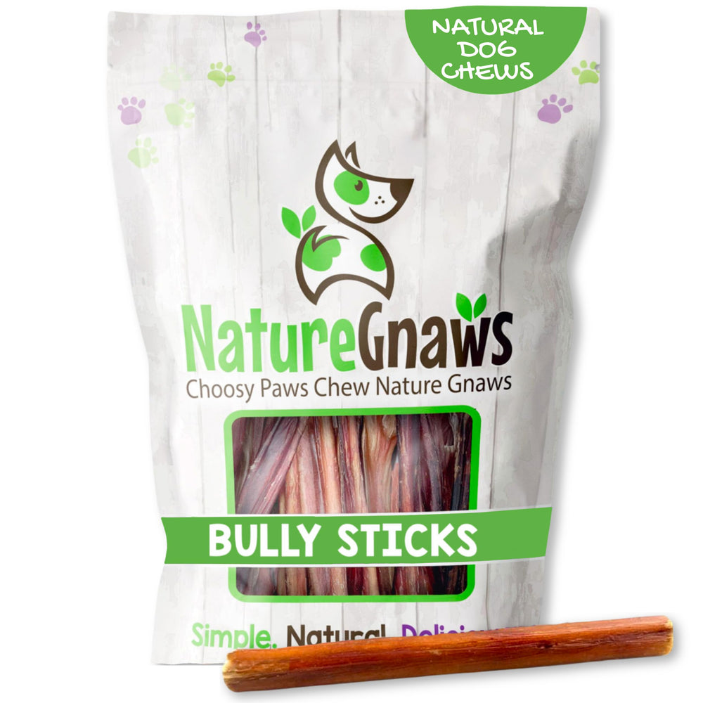 Nature Gnaws palitos finos de res para perro pequeño, masticación duradera