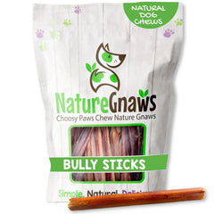 Nature Gnaws palitos finos de res para perro pequeño, masticación duradera