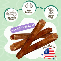 Nature Gnaws Steer Sticks, textura gruesa, masticación prolongada.