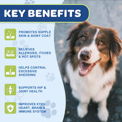 Nature Target Omega-3: fórmula para articulaciones y movilidad en perros.