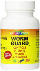 Nature Zone Reptile Worm Guard Powder, empaque de 2 oz para uso fácil en terrarios.