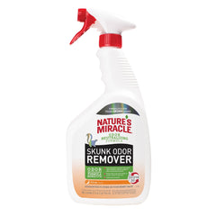 Bouteille Nature’s Miracle Skunk Odor Remover prête à l’emploi pour tissus.