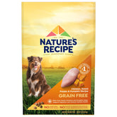 Nature's Recipe alimento seco para perros sin grano con pollo, proteína principal.