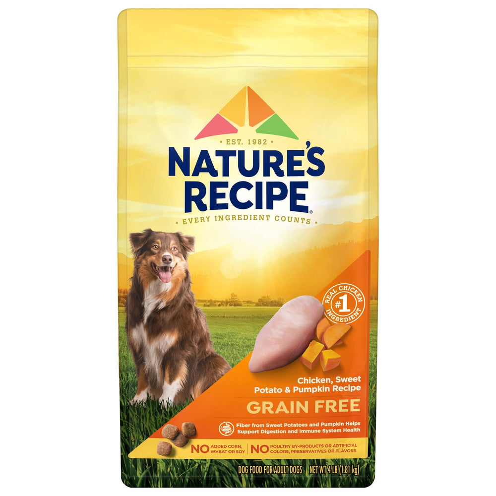 Nature's Recipe pollo real bolsa 4 libras: fuente proteica para perros activos
