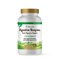 NaturVet enzimas digestivas masticables frente: posible apoyo a la digestión diaria