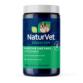 NaturVet enzimas digestivas en polvo para perros y gatos promueve una digestión suave