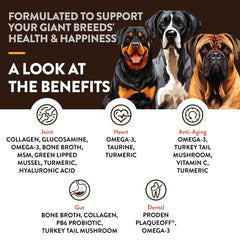 NaturVet para razas gigantes, apoyo digestivo y equilibrio intestinal