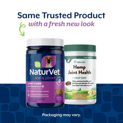 NaturVet Salud articular con cáñamo: gomitas suaves para perros, sabor agradable y soporte articular.