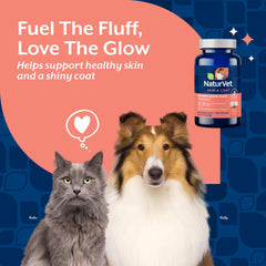 NaturVet levadura cervecera tabletas, sabor natural que gustan a mascotas