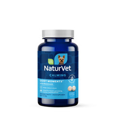 NaturVet Momentos Tranquilos, bote con tabletas para perros, calma durante viajes.