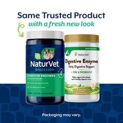 NaturVet probióticos y prebióticos en polvo apoya flora intestinal saludable
