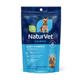 NaturVet Quiet Moments, botella-65-calmantes para perros, ayuda a calmar ante tormentas.