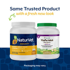 NaturVet Vita Pet Adult Plus empaque frontal presentación conveniente para comprar