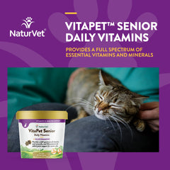NaturVet VitaPet Senior con glucosamina para gatos: ayuda a la movilidad.
