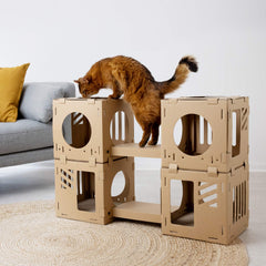 Navaris casa-gato modular: puente de conexión para crear túneles.