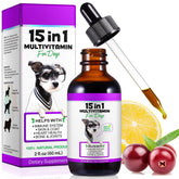 NB TREKTIE para perros, gotas multivitamínicas 15 en 1 para apoyar articulaciones y vitalidad