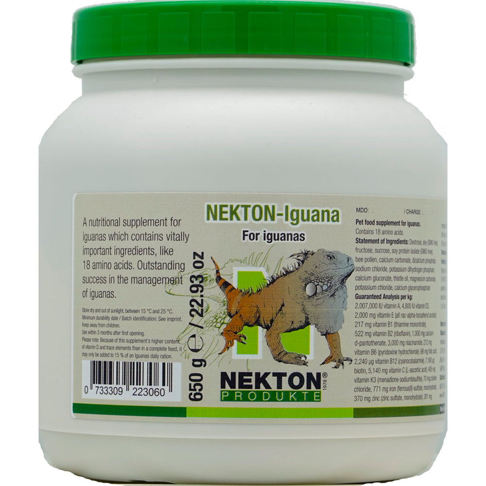 Nekton Iguana Vitamins en botella para iguanas verdes, complemento diario