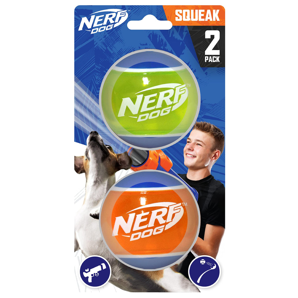 Nerf Dog bola de goma con chirrido ideal para buscar y jugar.