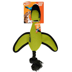Nerf Dog Trackshot Lanzando Pato: juego exterior para perros grandes a gran distancia.