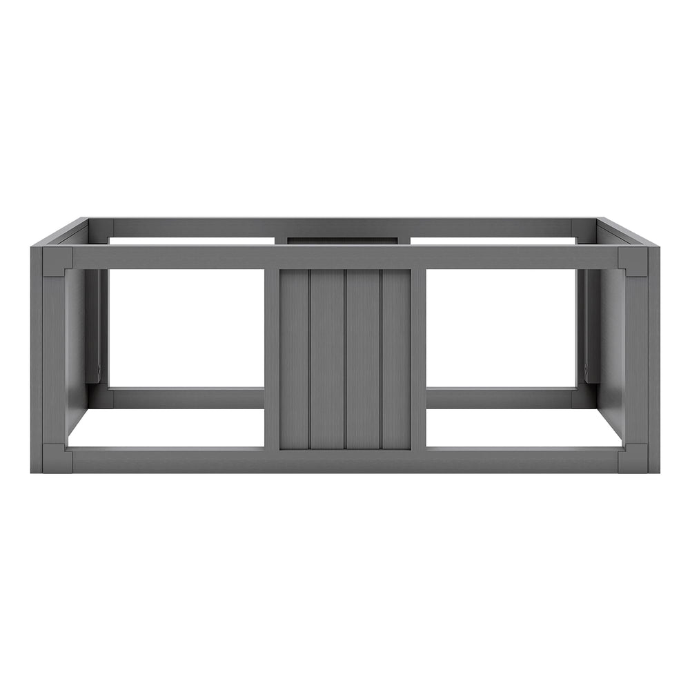 New Age Pet ECOFLEX Mojave Stacker, vista frontal gris, ideal para exhibir reptiles.